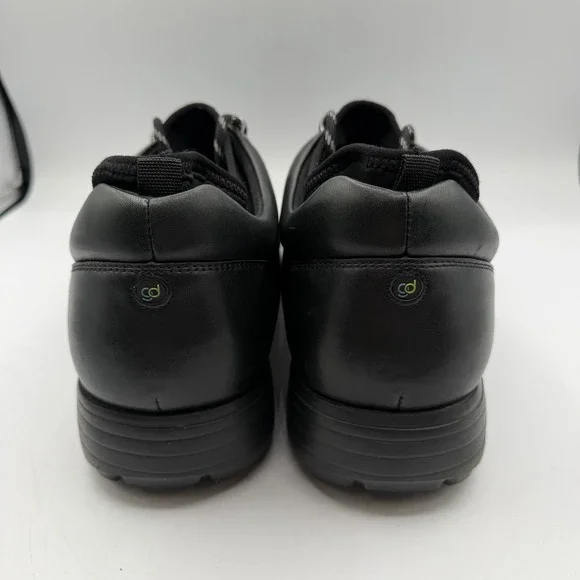 Gravity Defyer G-DEFY Tolken Shoes Mens Sz 13 M Black Leather Slip Resistant